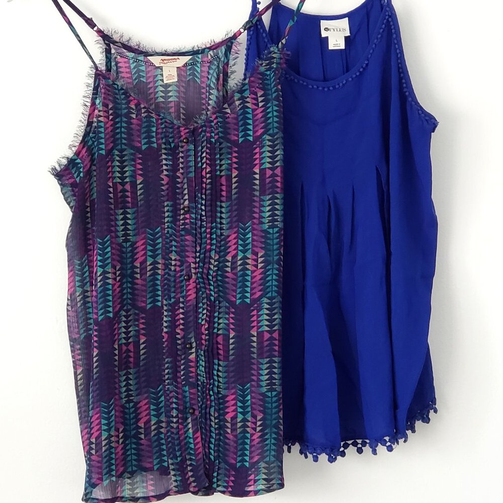 Shades of Blue Summer Tops